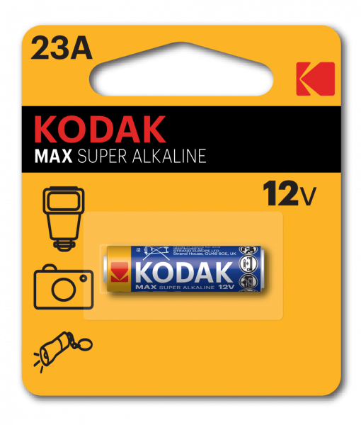 Батарейка AA Kodak 23A-1BL MAX SUPER ALKALINE [K23A-1] (кратно 1)