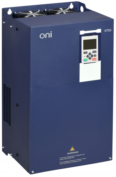 ПЧ K750 380В 3Ф 185-200кВт 340-377А ONI