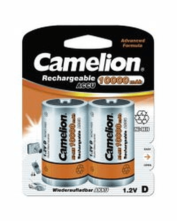 Аккумулятор CAMELION D 10'000 mAh Ni-Mh BL-2 (кратно 2)