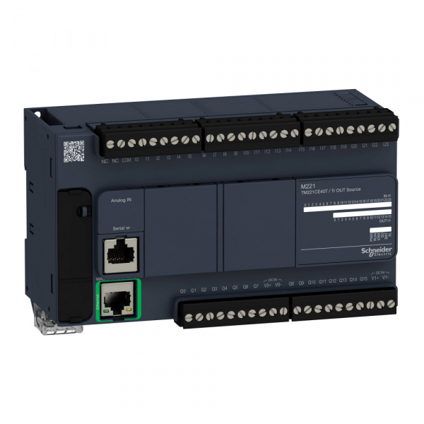 TM221CE40T КОМПАКТНЫЙ БАЗОВЫЙ БЛОК M221-40IO ТРАНЗИСТ ИСТОЧНИК ETHERNET