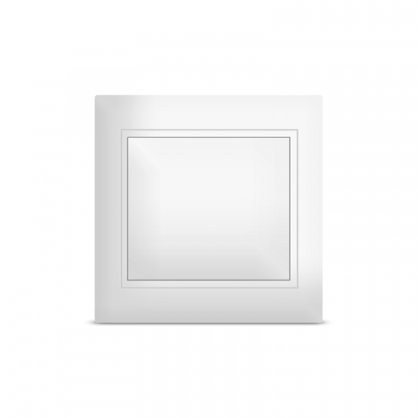 UNIVersal  Севиль  Белый  Выключатель 1-клавишный скрытая установка С0021
