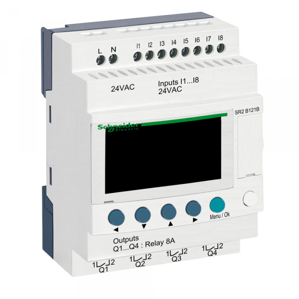 SR2B121B ZELIO LOGIC РЕЛЕ КОМПАКТ 10ВХ/ВЫХ ~24В