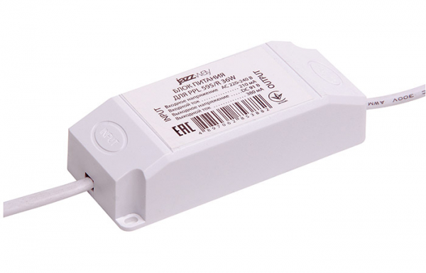 Драйвер 350mA для PPL 595/R/U 36w SW Jazzway