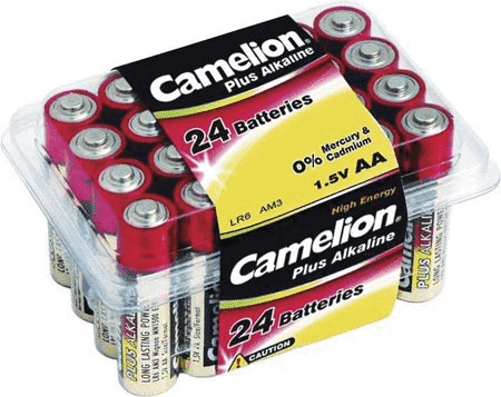 Батарейка AA CAMELION LR6 Alkaline BP24 (кратно 24)