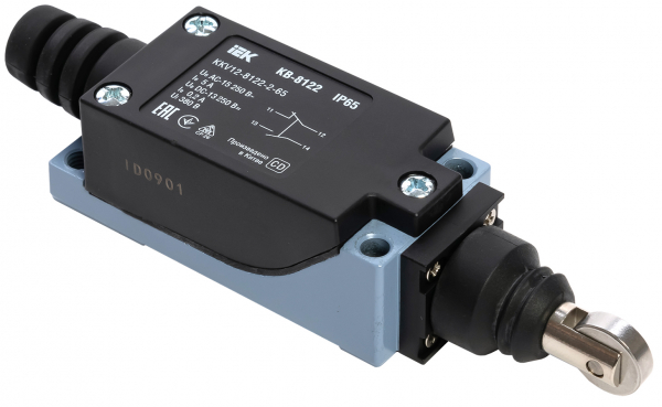 Выключатель путевой КВ-8122 ролик вертикальный нажимной IP65 IEK