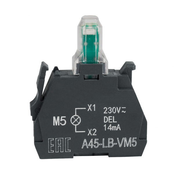 Световой блок OptiSignal D22 A45-LB-VM5 желтый 230-240VAC ZBVM5 (кратно 1)