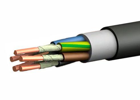 ВВГнг(А)-FR LS 5х10-0,66 (ож) кабель медный Цветлит