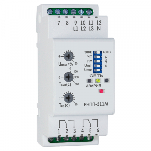 Реле напряжения РНПП-311М-24DC-УХЛ4 OptiDin КЭАЗ