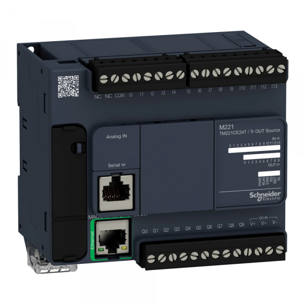 TM221CE24T КОМПАКТНЫЙ БАЗОВЫЙ БЛОК M221-24IO ТРАНЗИСТ ИСТОЧНИК ETHERNET