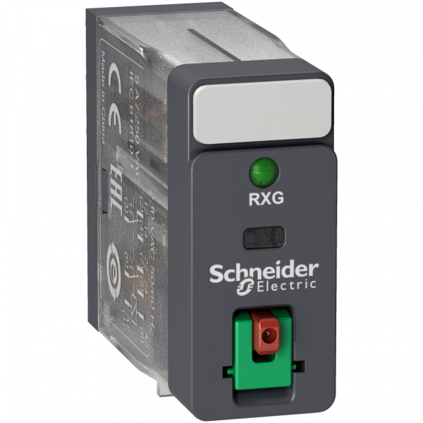 Реле промежуточное 5А, 2С/О,~230В, КН. + LED Schneider Electric RXG22P7 РАСПРОДАЖА