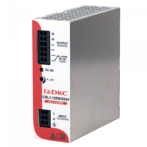 Источник питания ДКС ECO POWER, 1p, 120 Вт, 5 А, 24 В