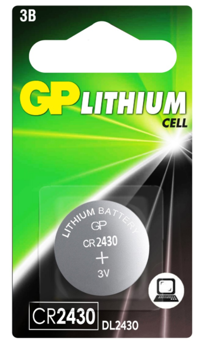 Элемент питанияGP Lithium CR2430 - 1 шт. в блистере