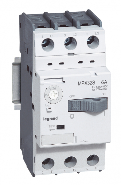 Автомат защиты двгателя MPX3 T32S 4A 100кА Legrand 417307