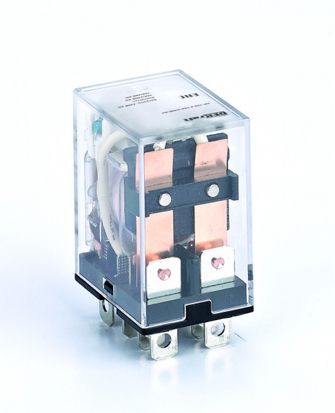 23911DEK Промежуточное реле 2 конт. с LED инд. 10А 12В AC ПР-102