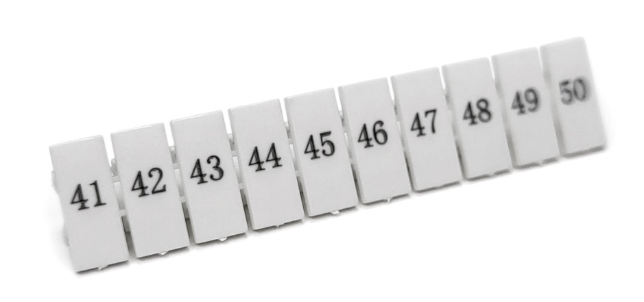 Полоса маркировочная 41-50, 50 шт.