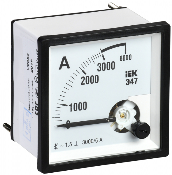 Амперметр Э47 3000/5А класс точности 1,5 72х72мм