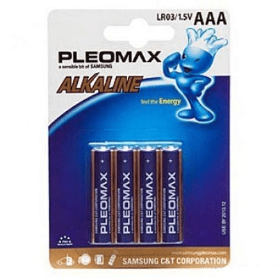 Батарейка AAA Pleomax LR03 ВР4 (кратно 4)