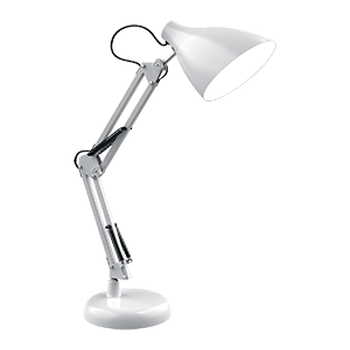 Светильник настольный Gauss модель GTL003 60W 220-240V E27 белый струбцина и основание 1/12