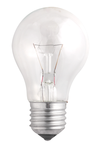 Лампа накаливания 60Вт 240В Е 27 A55 clear Jazzway  (Б 230-60-5)