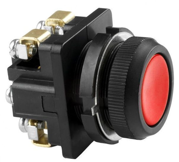 Кнопка КЕ-011/2  красный исполнение 2 1з+1р (B0112-11R)
