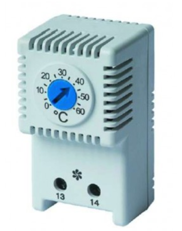 Термостат NO контакт, диапазон температур: 0-60 градC, DKC R5THV2