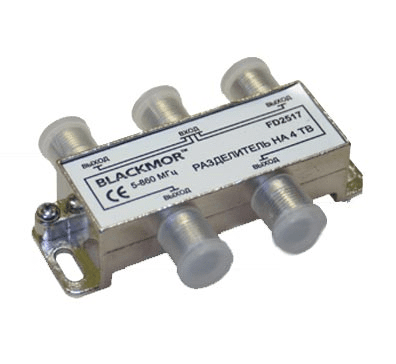 Делитель на 4TV F разъём 5-1000 МГц  PROCONNECT (05-6023) 05-6023