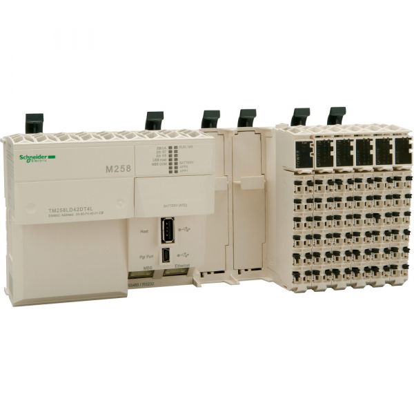 TM258LD42DT4L M258 ETHERNET/ПОСЛ. ИНТЕР/2PCI/42/4ВХ/ВЫ