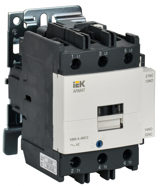 Контактор   80A  110В  1НО+1НЗ КМИ-А-48012 LC1D 80А 110В/АС3 1НО/1НЗ ARMAT IEK