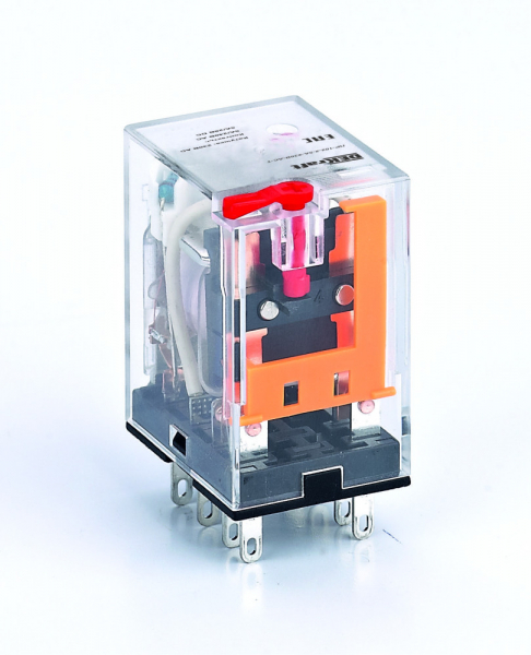 23861DEK Промежуточное реле 2 конт. с LED инд. и TEST функ. 5А 110В AC ПР-102