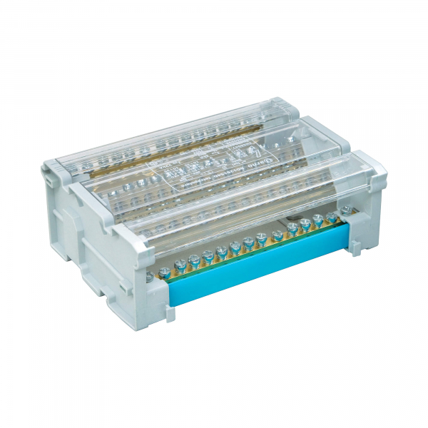 Шина нул. 4х15 в корпусе 125А, 11х6мм 2х7,5мм2x9мм. DKC BD125154