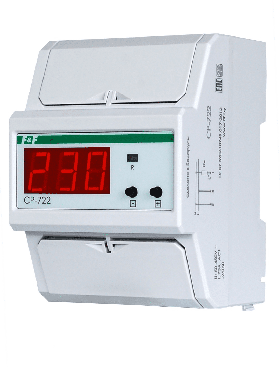 Евроавтоматика CP-722 75А, 50-450VAC  реле напряжения