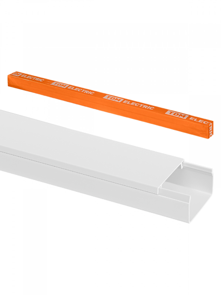 Кабель-канал 25х16 (6 шт по 1 м) Белый TDM