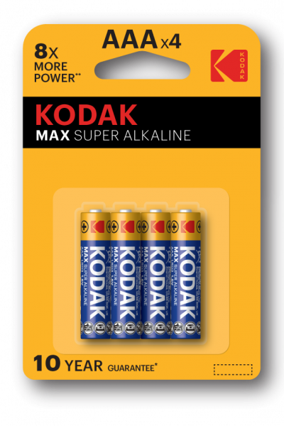 Элемент питания Kodak LR03 MAX BP4 (кратно 4)