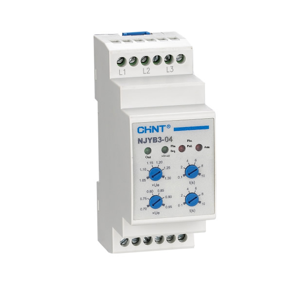 Реле контроля фаз NJYB3-8 AC380V (R)(CHINT)