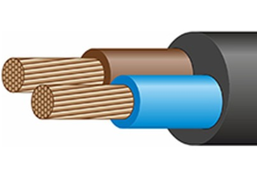 Кабель медный силовой гибкий КГВВнг(А)-LS 2х6  ГОСТ (заливка)
