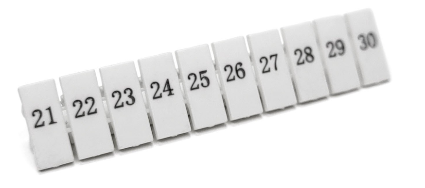 Полоса маркировочная 21-30, 50 шт.