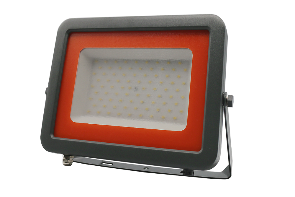 Прожектор светодиодный Jazzway  70Вт 6500К 6300Лм IP65 296х248х40 матовое стекло с клапаном / PFL-S2-SMD