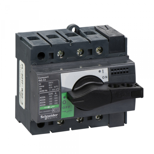 Schneider Electric  Рубильник Interpact  INS63 3П 28902