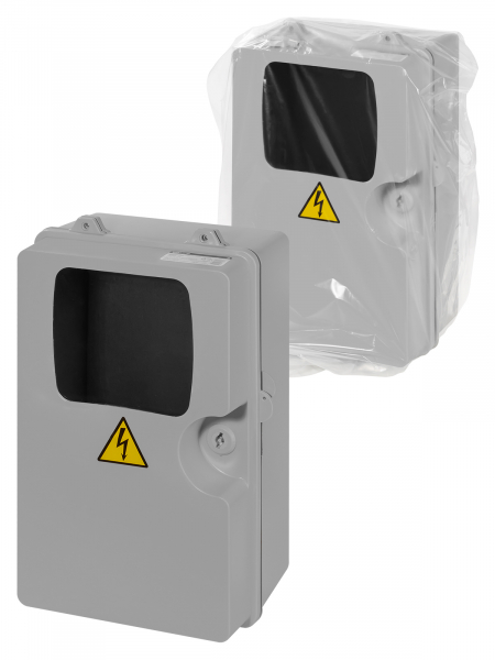 Бокс ЩУ-П-1ф/3ф TDM (360х225х155) пластик, монтажная панель IP54