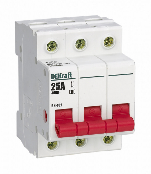Выключатель нагрузки 3Р 25А ВН-102 Schneider Electric 17025DEK