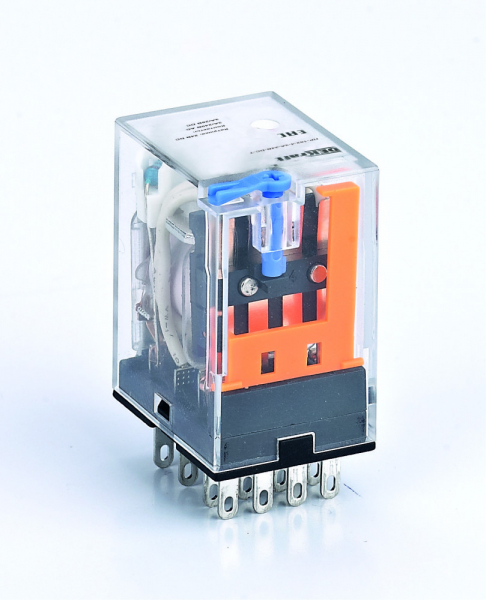 23809DEK Промежуточное реле 4 конт. с LED инд. и TEST функ. 3А 48В DC ПР-102