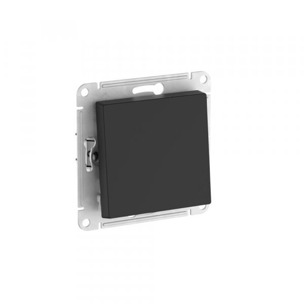 Переключатель одноклавишный IP44 схема 6 10АХ ATLASDESIGN AQUA механизм КАРБОН быстрозажимные клеммы