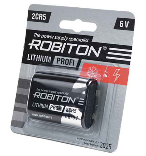 Батарейка ROBITON PROFI R-2CR5-BL1 2CR5 BL1