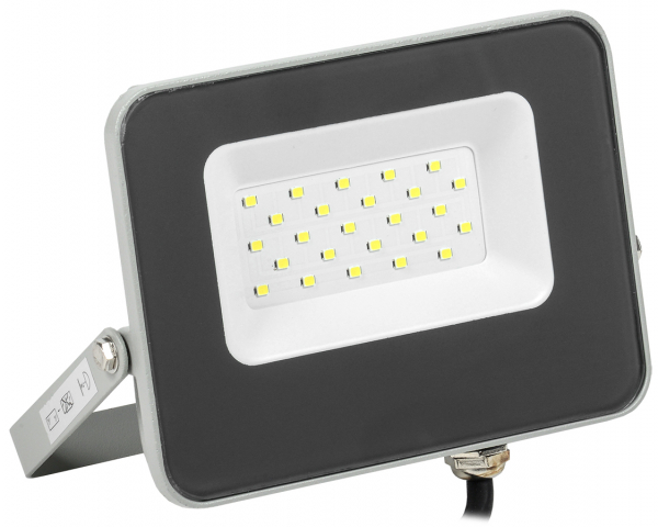 Прожектор светодиодный IEK СДО 07-20 серый IP65