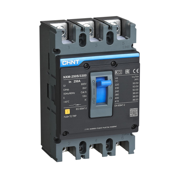 Авт. выкл. NXM-250S/3Р 180A 35кА (R)(CHINT)