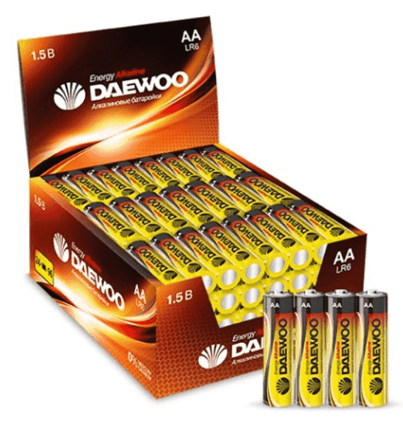 Батарейка AA Daewoo LR6 ENERGY PACK-24 (кратно 24)