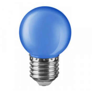 Лампа светодиодная Navigator NLL-G45-1-230-B-E27 синяя 71 829