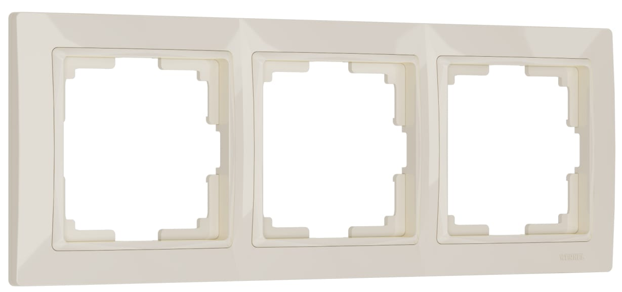 Werkel  Snabb Basic Слоновая Кость Рамка 3-местная WL03-Frame-03 a036632