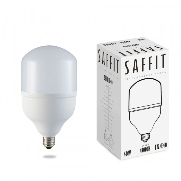 Светодиодная лампа  SBHP1040 E27-E40 40W 4000K SAFFIT