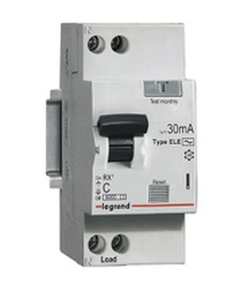 Дифференциальный автомат  2П  10А   30мА  Legrand  RX3  АВДТ  характеристика С  тип AC  1П+N 419397